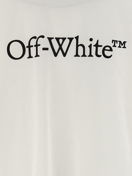 25FW 오프화이트 반팔 티셔츠 OWAA090C99JER0040110 White - OFF WHITE