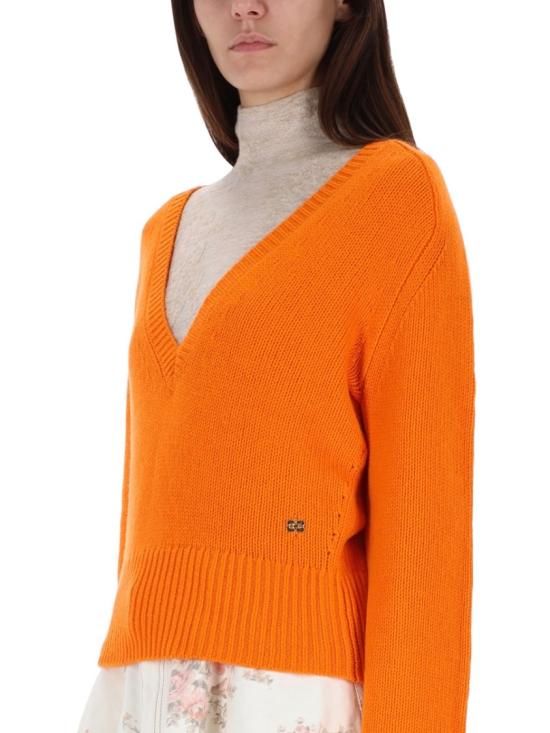 25FW 가니 스웨터 K2623 755 Orange - GANNI