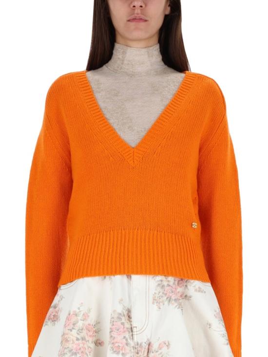 25FW 가니 스웨터 K2623 755 Orange