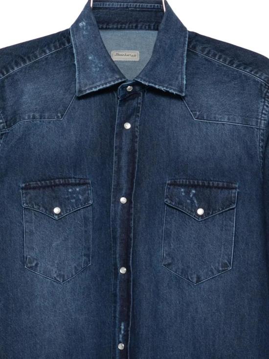 25FW 사르토리오 긴팔 셔츠 SCC0001SH29650102D BLU - SARTORIO