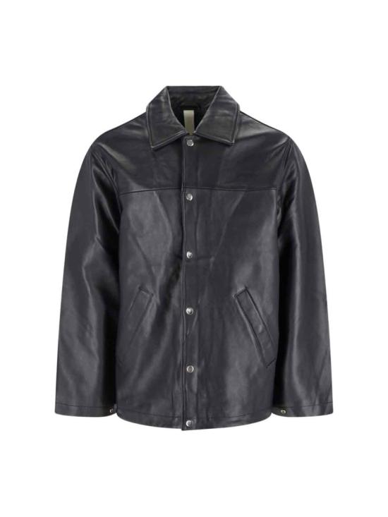 25FW 선플라워 가죽 자켓 6043BLACK Black