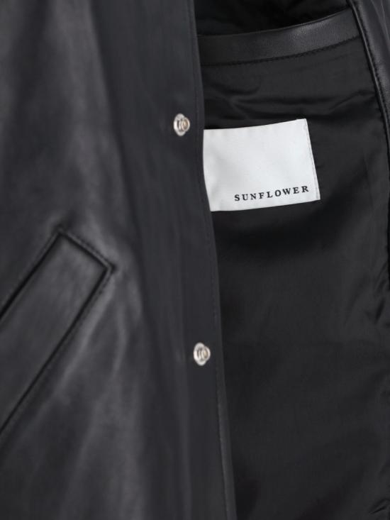 25FW 선플라워 가죽 자켓 6043BLACK Black - SUNFLOWER