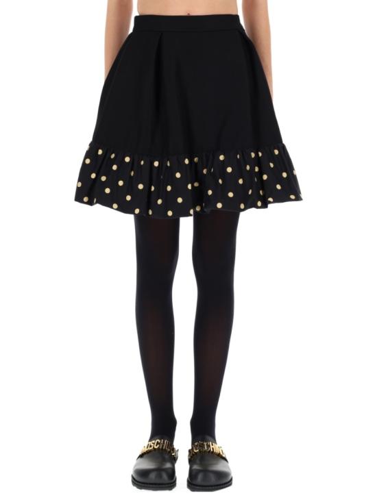 25FW 모스키노 스커트 01115437 1555 Black