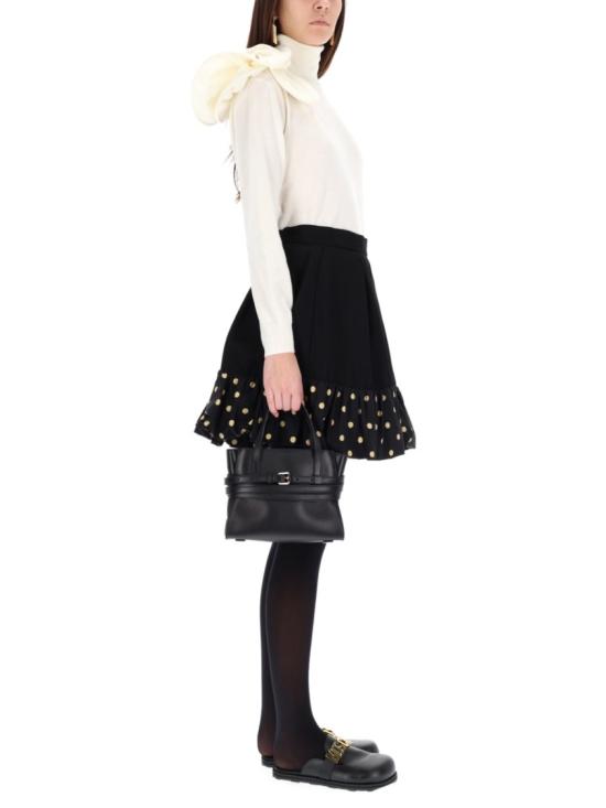 25FW 모스키노 스커트 01115437 1555 Black - MOSCHINO