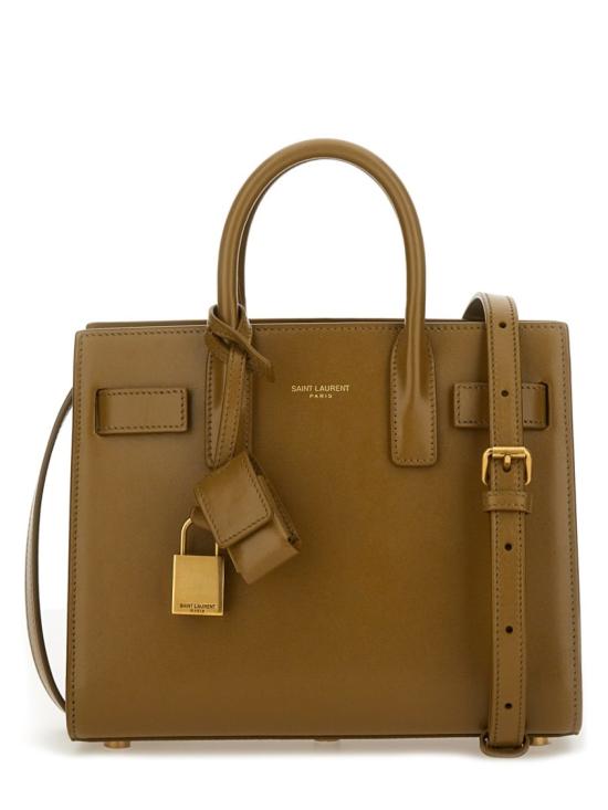  생로랑 스무스 레더 클래식 삭 드 주르 나노 392035 02G9W3591 Brown