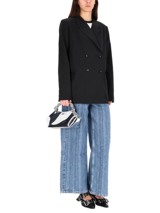 25FW 가니 자켓 W0797 099 Black - GANNI