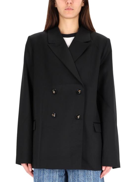 25FW 가니 자켓 W0797 099 Black