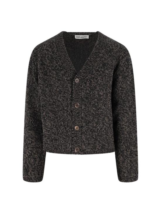 25FW 아워레가시 아카데미 가디건 M4253ABBEAR TWIST MOULINE WOOL Brown