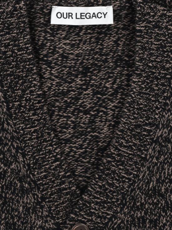 25FW 아워레가시 가디건 M4253ABBEAR TWIST MOULINE WOOL Brown - OUR LEGACY