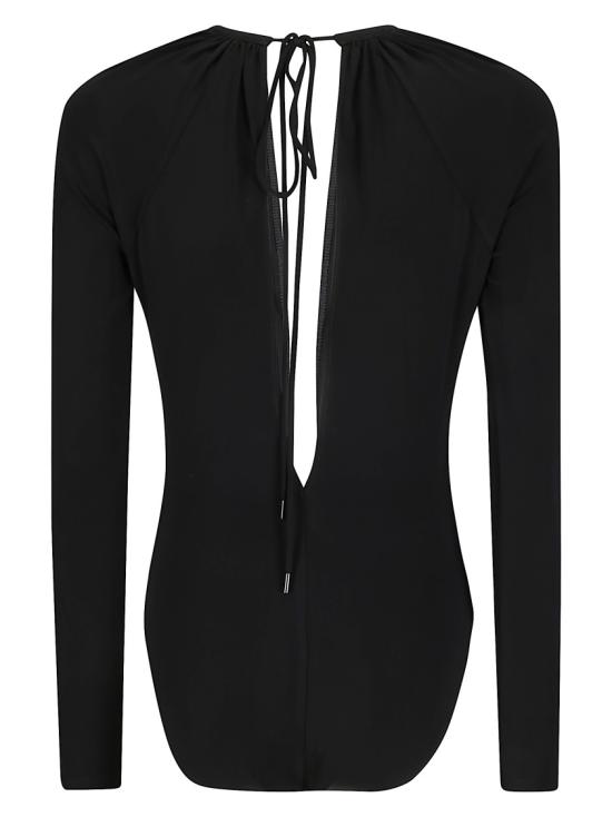 25FW 마린세르 바디수트 티셔츠 WTO459ACJER0082 Black - MARINE SERRE