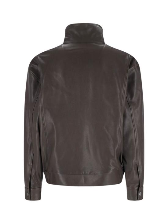 25FW 캘빈클라인 가죽 자켓 LV04LD911GTO2 Brown - CALVIN KLEIN