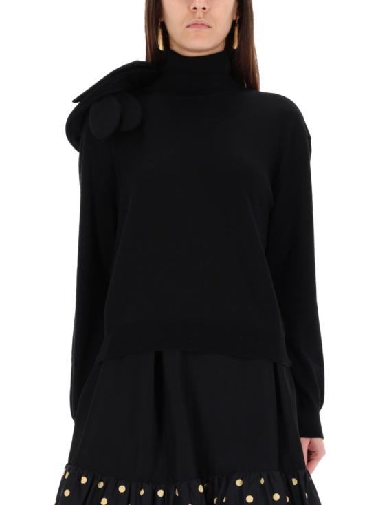 25FW 모스키노 터틀넥 09035401 0555 Black