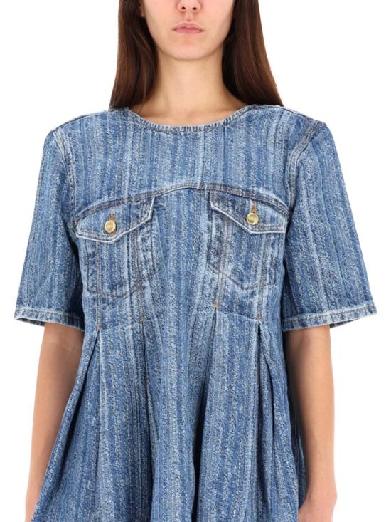 25FW 가니 원피스 J1843 566 Blue - GANNI