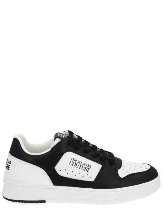 25FW 베르사체 로고 스타라이트 스니커즈 79YA3SJ4 ZPB43L02 White