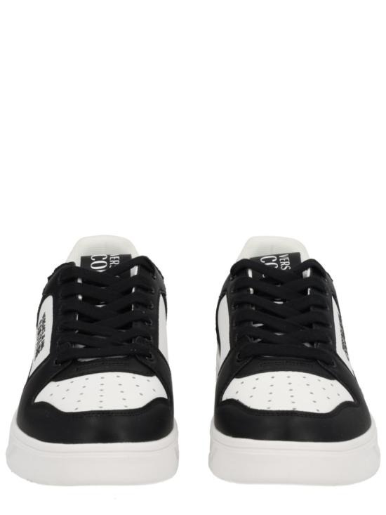 25FW 베르사체 로고 스타라이트 스니커즈 79YA3SJ4 ZPB43L02 White - VERSACE
