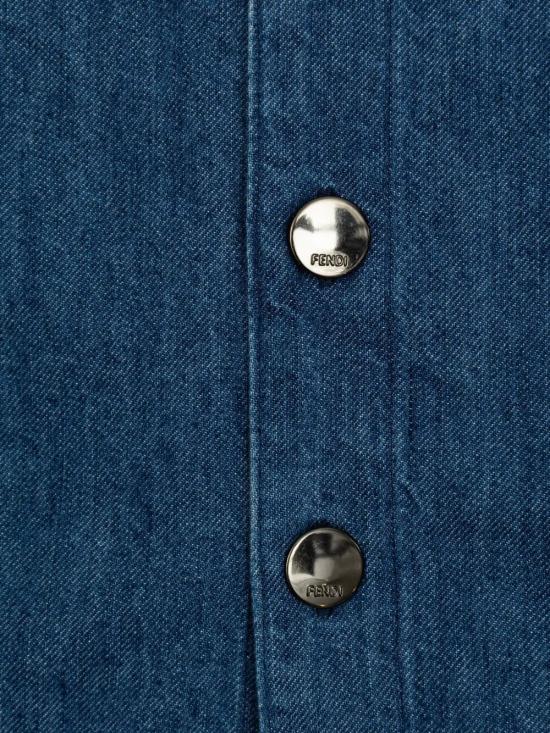 25FW [키즈] 펜디 자켓 JUA242 ATRF F0QG0 BLU - FENDI