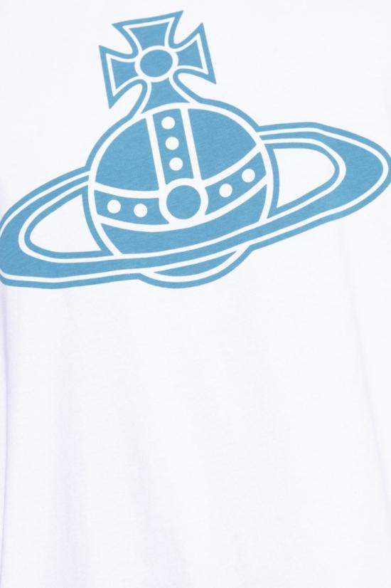 25FW 비비안웨스트우드 반팔 티셔츠 3G01004B J001MA401 White - VIVIENNE WESTWOOD