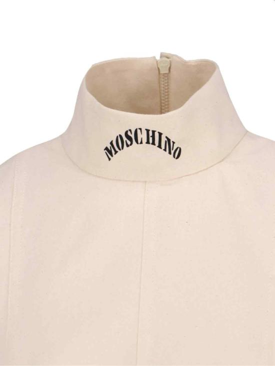 25FW 모스키노 민소매 티셔츠 252D 0806 54361002 White - MOSCHINO