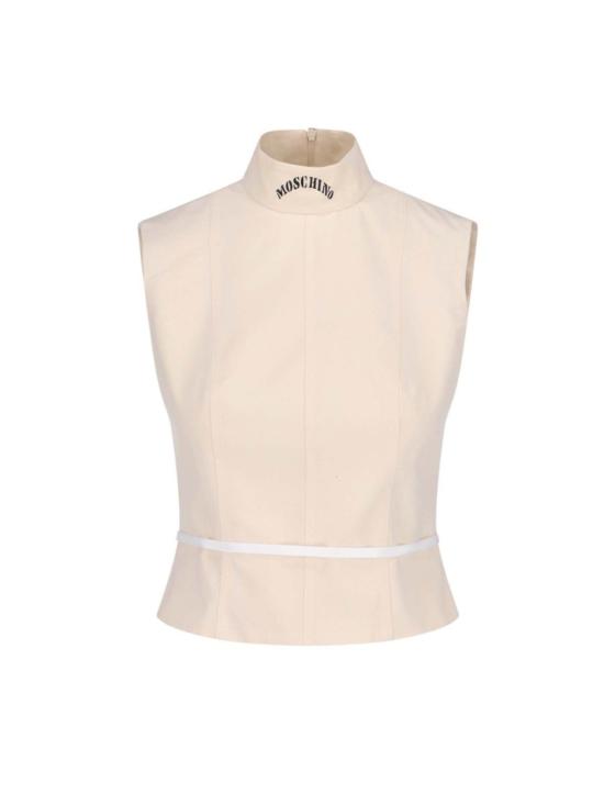 25FW 모스키노 민소매 티셔츠 252D 0806 54361002 White