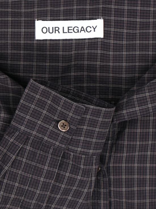 25FW 아워레가시 셔츠 W4252KBBLACK FAUX LUMBERJACK CHECK Black - OUR LEGACY