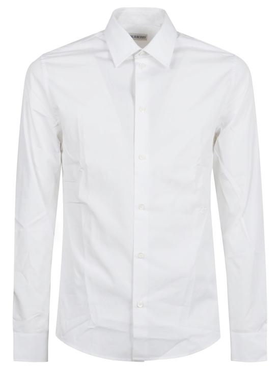 25FW 버버리 코튼 포멀 셔츠 8090535 A1464 White