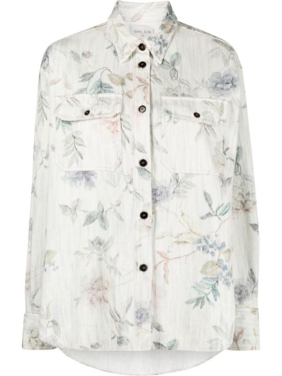  포르테포르테 데님 10102MYSHIRT 5048 White