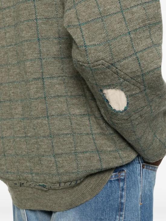 25FW 마르지엘라 크루넥 스웨터 S50HL0049 M13146 613J MILITARY GREEN - MAISON MARGIELA