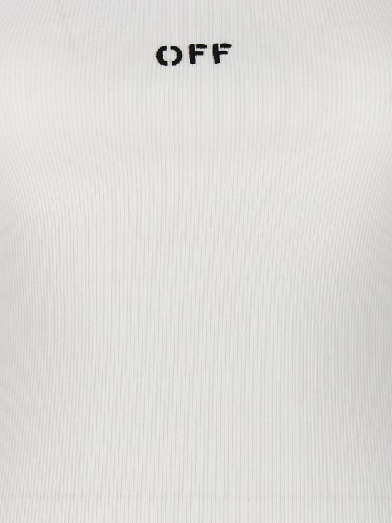 25FW 오프화이트 원피스 OWDB304C99JER0020110 White - OFF WHITE