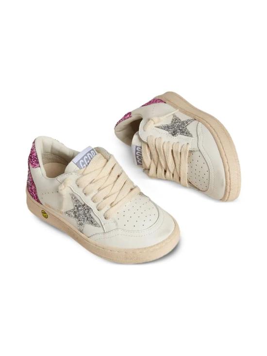 25FW [키즈] 골든구스 스니커즈 GYF00439 F007453 11115 WHITE SILVER PINK - GOLDEN GOOSE