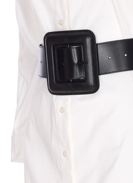 25FW 발렌시아가 미디 원피스 850625 TSM199000 White - BALENCIAGA