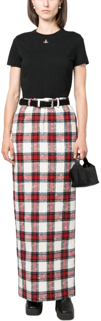 25FW 비비안웨스트우드 PERU 페루 ORB 반팔 티셔츠 3G010017J001MN401 BLACK - VIVIENNE WESTWOOD