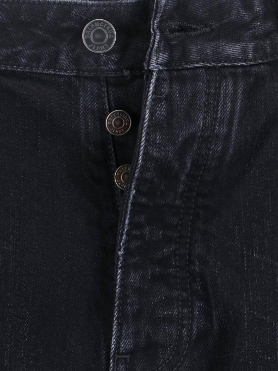 25FW 발렌시아가 데님 팬츠 851352 TTW67 1037 Black - BALENCIAGA