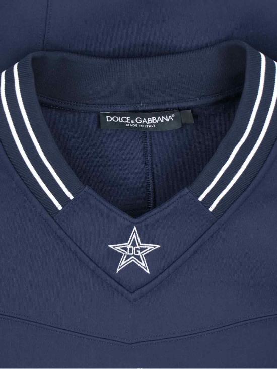 25FW 돌체앤가바나 반팔 티셔츠 F8V97Z GDDHO S8000 Blue - DOLCE & GABBANA