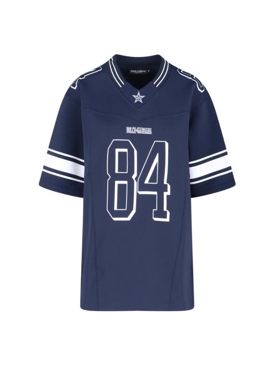 25FW 돌체앤가바나 반팔 티셔츠 F8V97Z GDDHO S8000 Blue