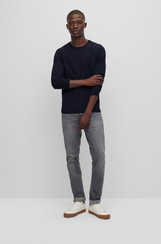 25FW 보스 스웨터 50468239 10241501 01 404 Blue - BOSS