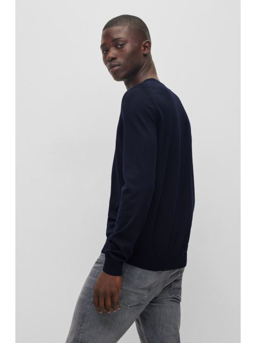 25FW 보스 스웨터 50468239 10241501 01 404 Blue - BOSS