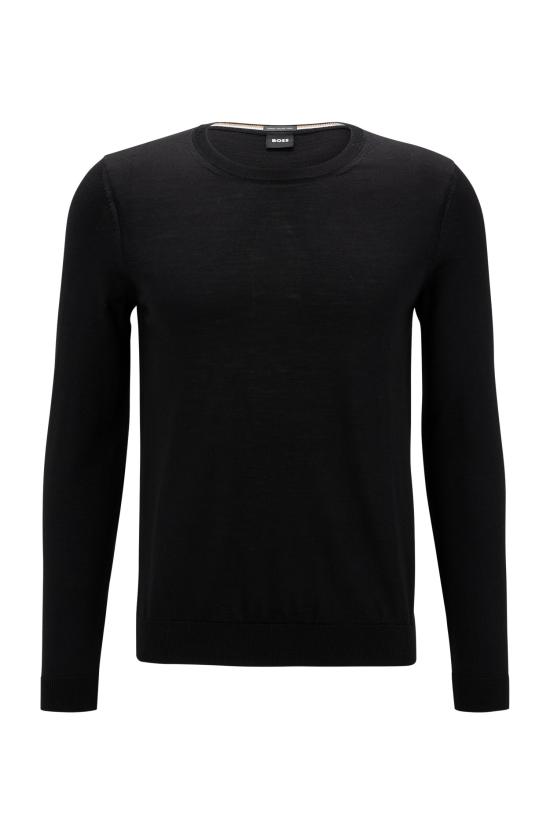 25FW 보스 스웨터 50468239 10241501 01 001 Black