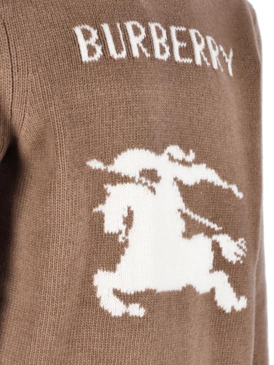 25FW 버버리 EKD 울 캐시미어 스웨터 8115642 A1420 Brown - BURBERRY