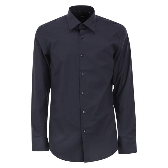 25FW 보스 긴팔 셔츠 50469345 BLUE