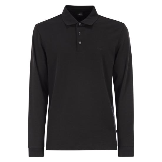 25FW 보스 폴로 티셔츠 50468392 BLACK