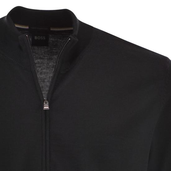 25FW 보스 집업 니트 50468254 BLACK - BOSS