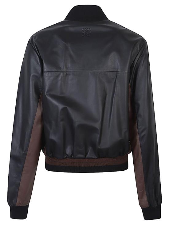 25FW 로에베 가죽 자켓 S540Y34L54 1101 Black - LOEWE