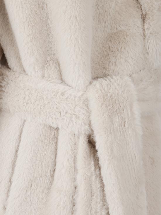 25FW 에르노 소프트 얼터너티브 퍼 코트 CA000586D 1985 Champagne - HERNO