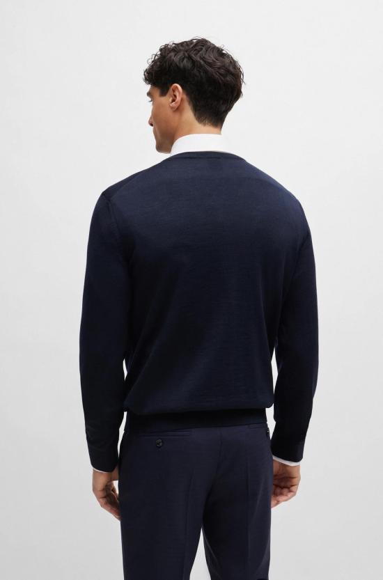 25FW 보스 스웨터 50468261 10241495 01 404 Blue - BOSS