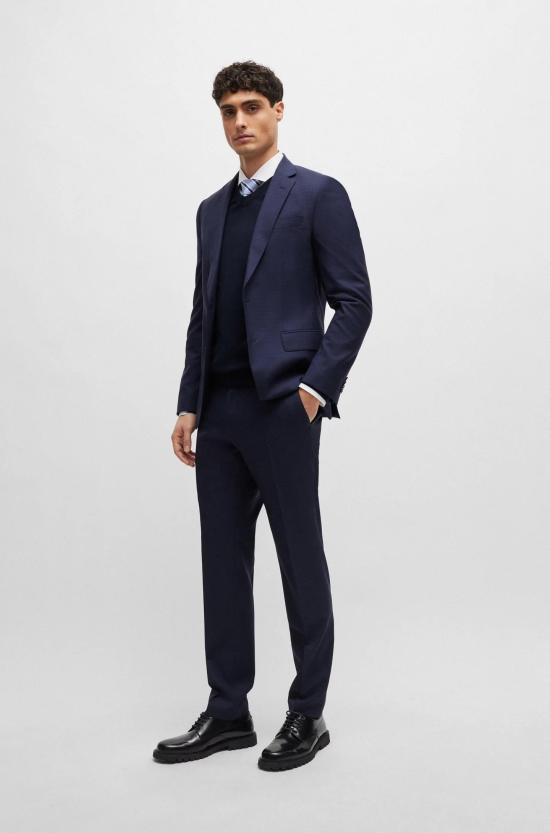 25FW 보스 스웨터 50468261 10241495 01 404 Blue - BOSS