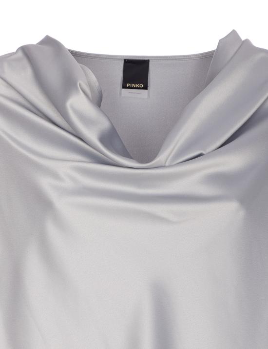 25FW 핑코 셔츠 105961 A2YMII2 Grey - PINKO