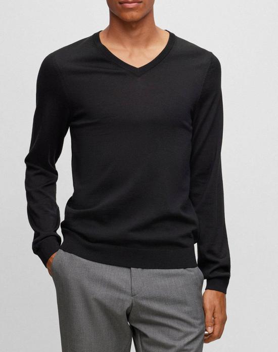 25FW 보스 스웨터 50468261 10241495 01 001 Black - BOSS