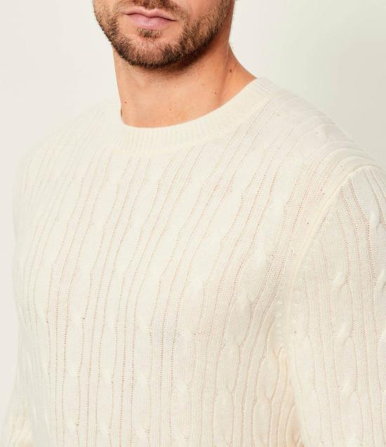 25FW 보스 스웨터 50549975 10274959 01 131 Open white - BOSS