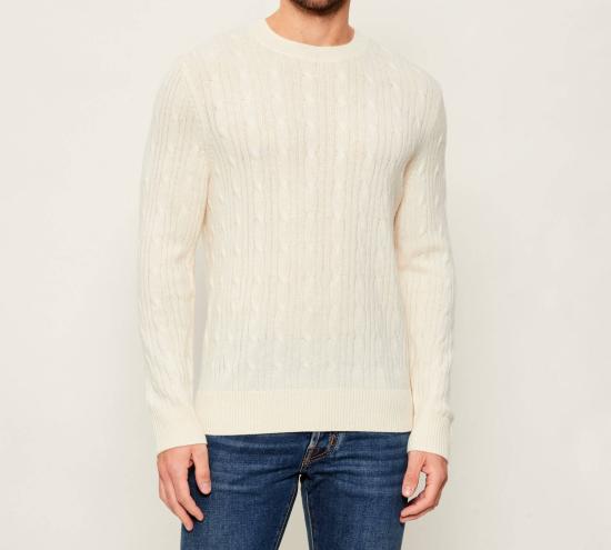 25FW 보스 스웨터 50549975 10274959 01 131 Open white