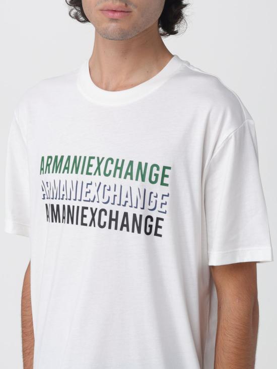 25FW 알마니 반팔 티셔츠 XM001444AF10358 U0009 White - ARMANI